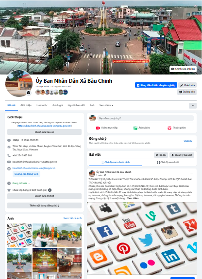 Fanpage Xã Bàu Chinh